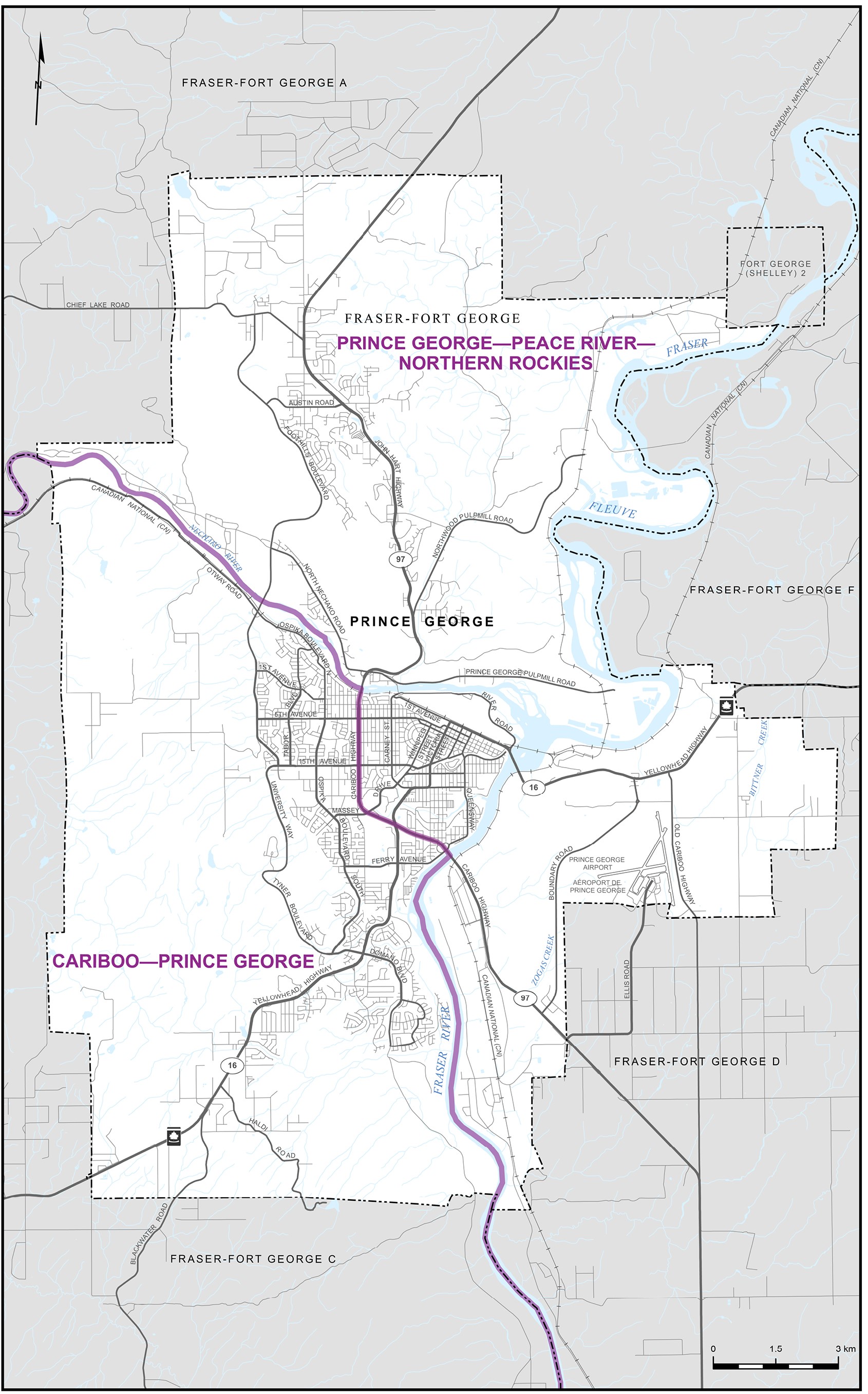 Map 11 — City of Prince George