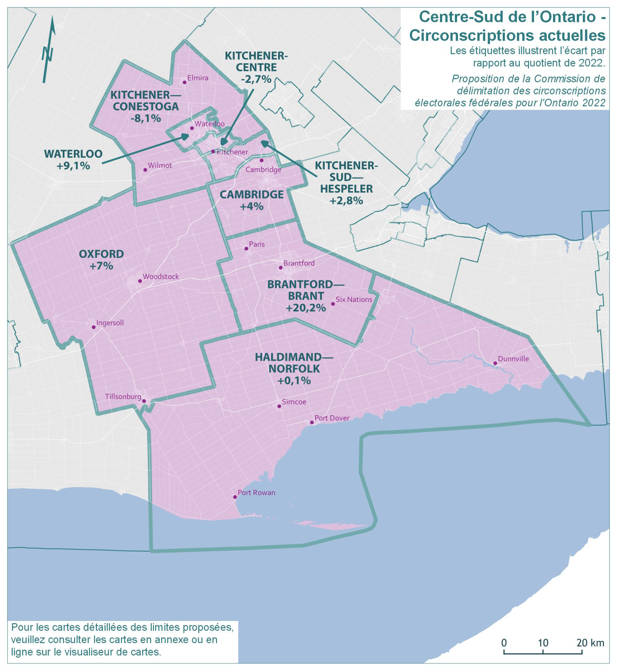 Centre-Sud de l’Ontario - Conscriptions actuelles